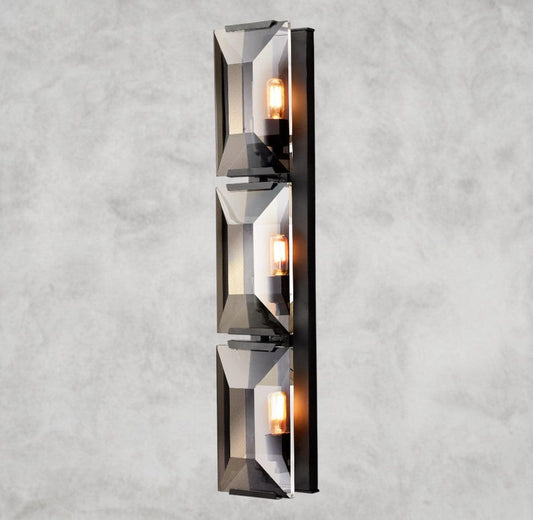 Harlow Crystal Triple Sconce