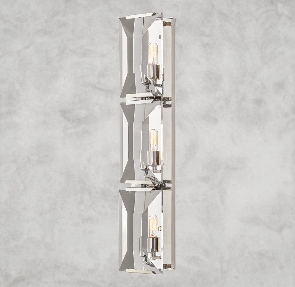 Harlow Crystal Triple Sconce