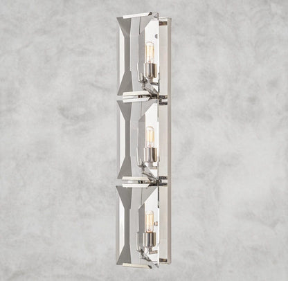 Harlow Crystal Triple Sconce
