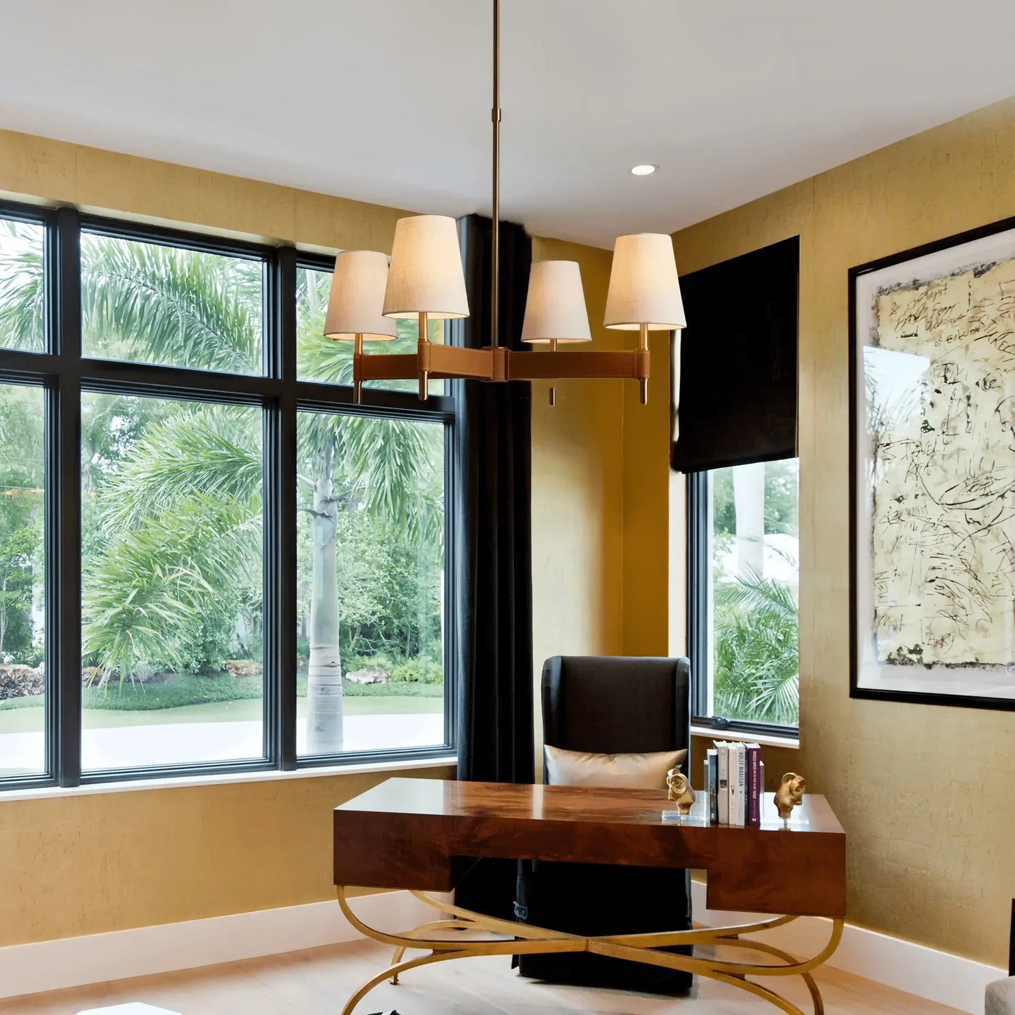Hasting 4-Light Cross Chandelier