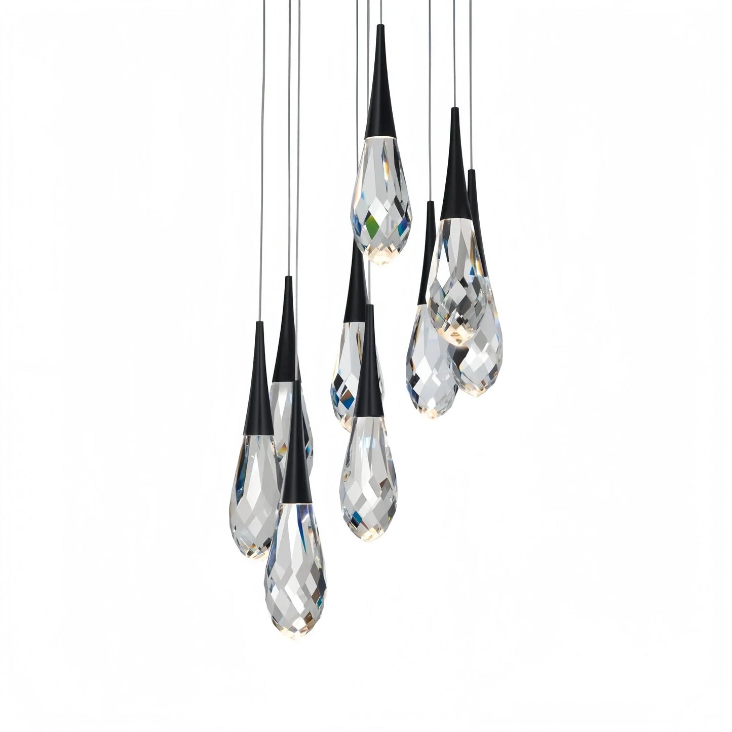 Hellebore LED Multi Light Pendant Light Round Chandelier