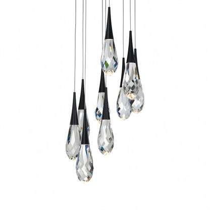 Hellebore LED Multi Light Pendant Light Round Chandelier