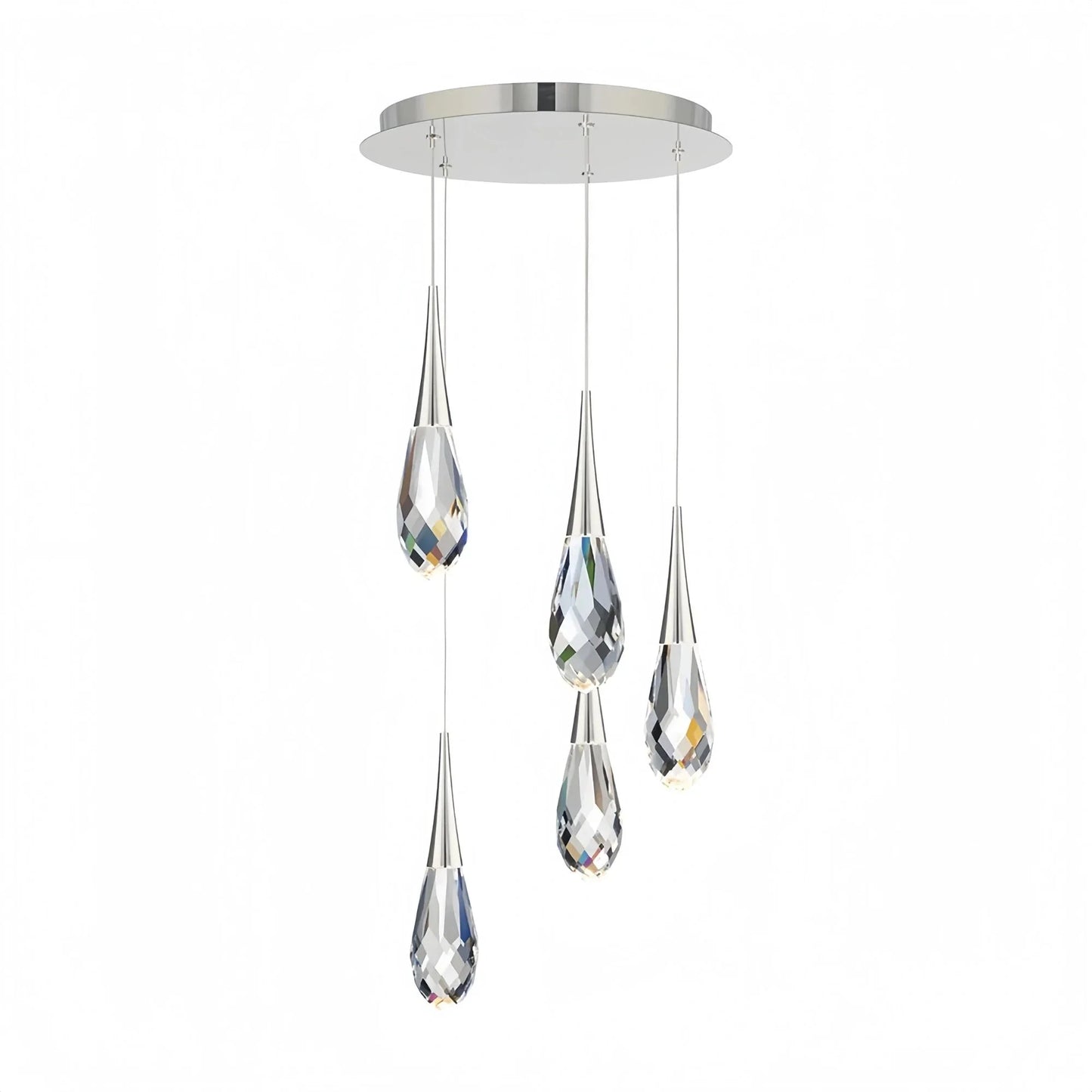 Hellebore LED Multi Light Pendant Light Round Chandelier