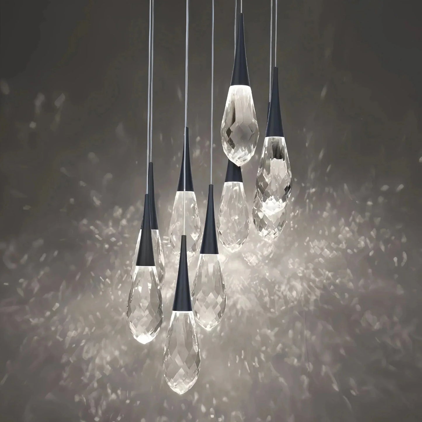 Hellebore LED Multi Light Pendant Light Round Chandelier