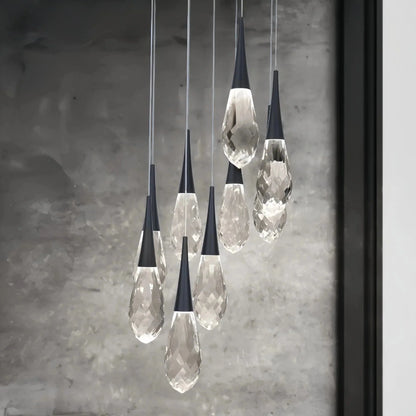 Hellebore LED Multi Light Pendant Light Round Chandelier