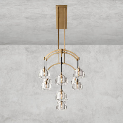 Hemissphere Linear Chandelier 54" 72"