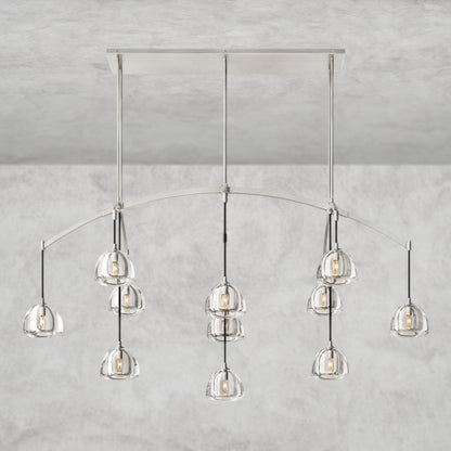 Hemissphere Linear Chandelier 54" 72"