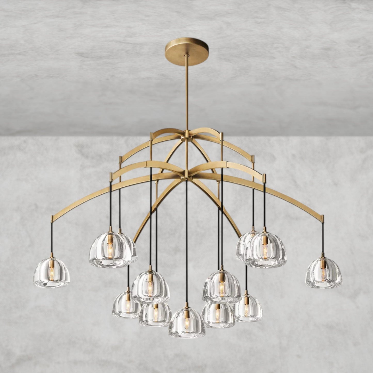Hemispphere Round Chandelier 36" 48" 60"