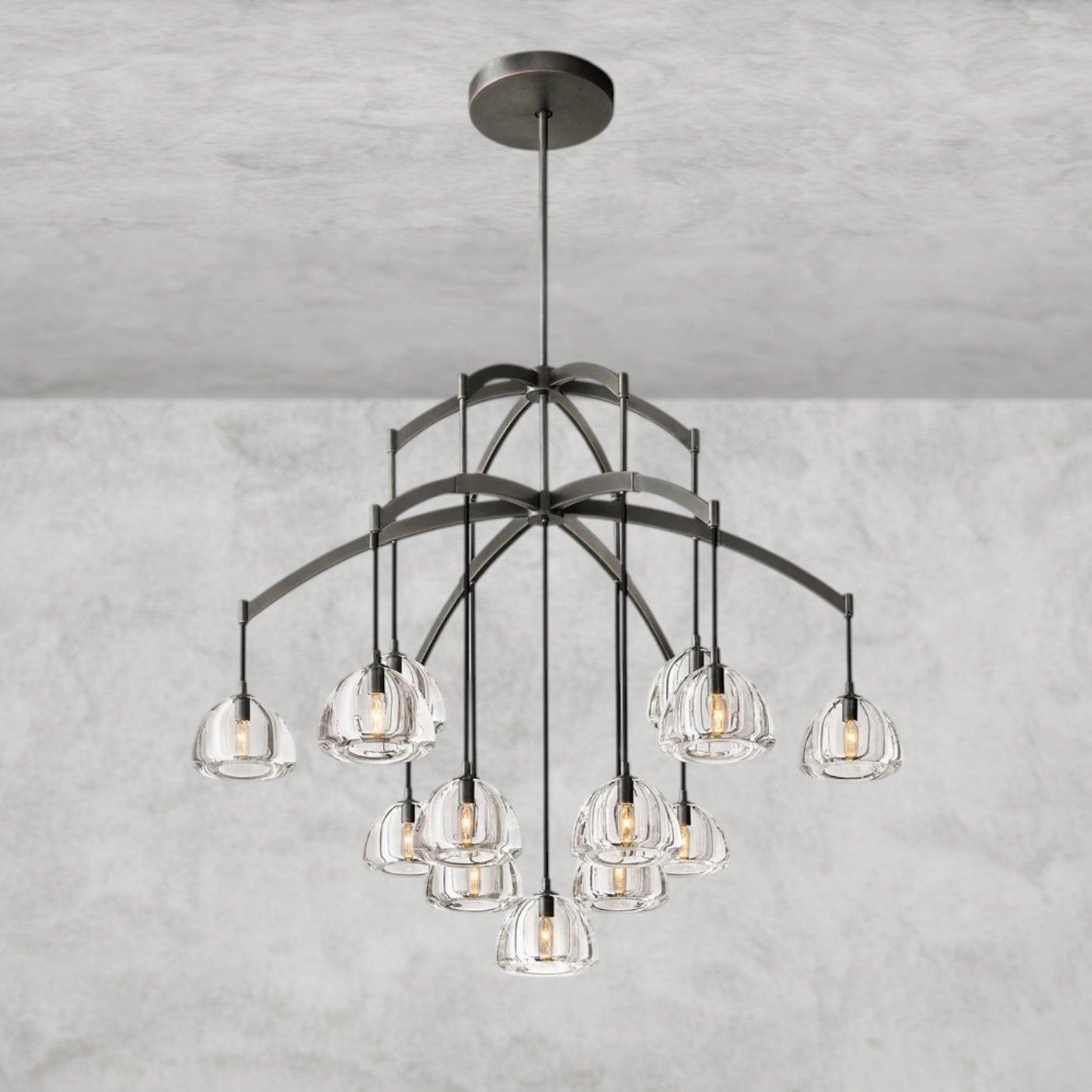 Hemispphere Round Chandelier 36" 48" 60"