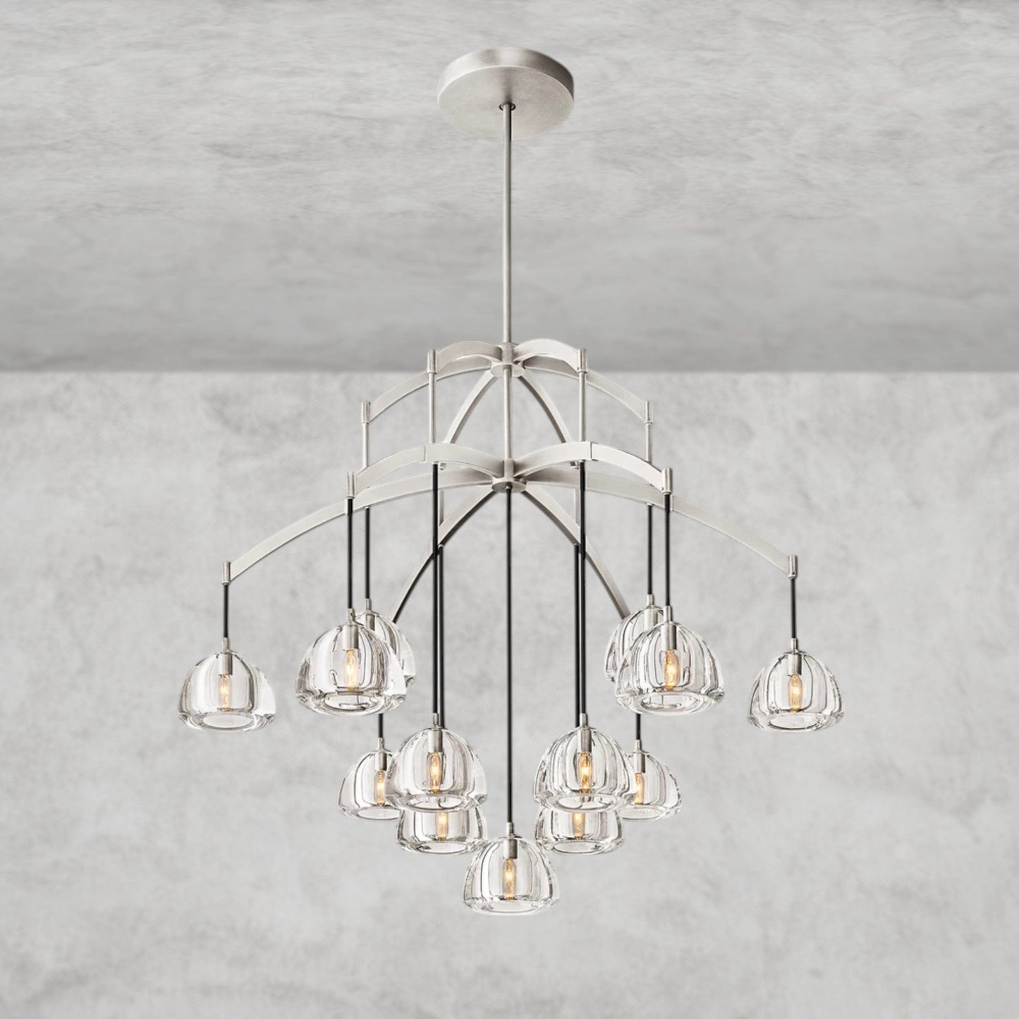 Hemispphere Round Chandelier 36" 48" 60"