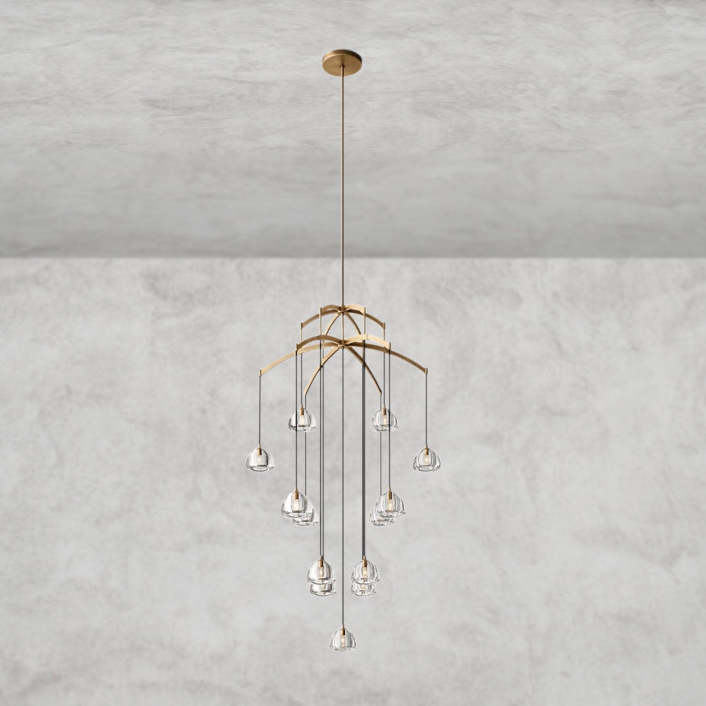 Hemispphere Round Chandelier 36" 48" 60"