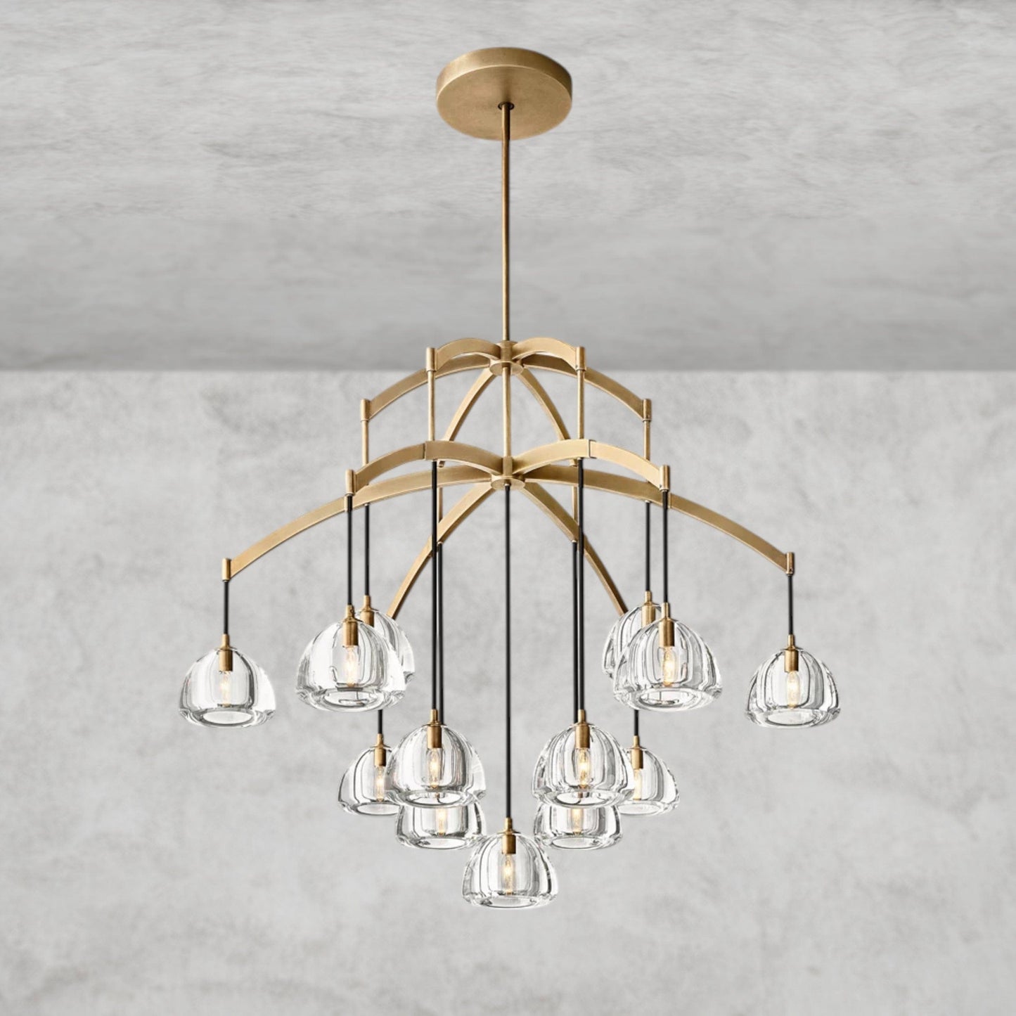 Hemispphere Round Chandelier 36" 48" 60"