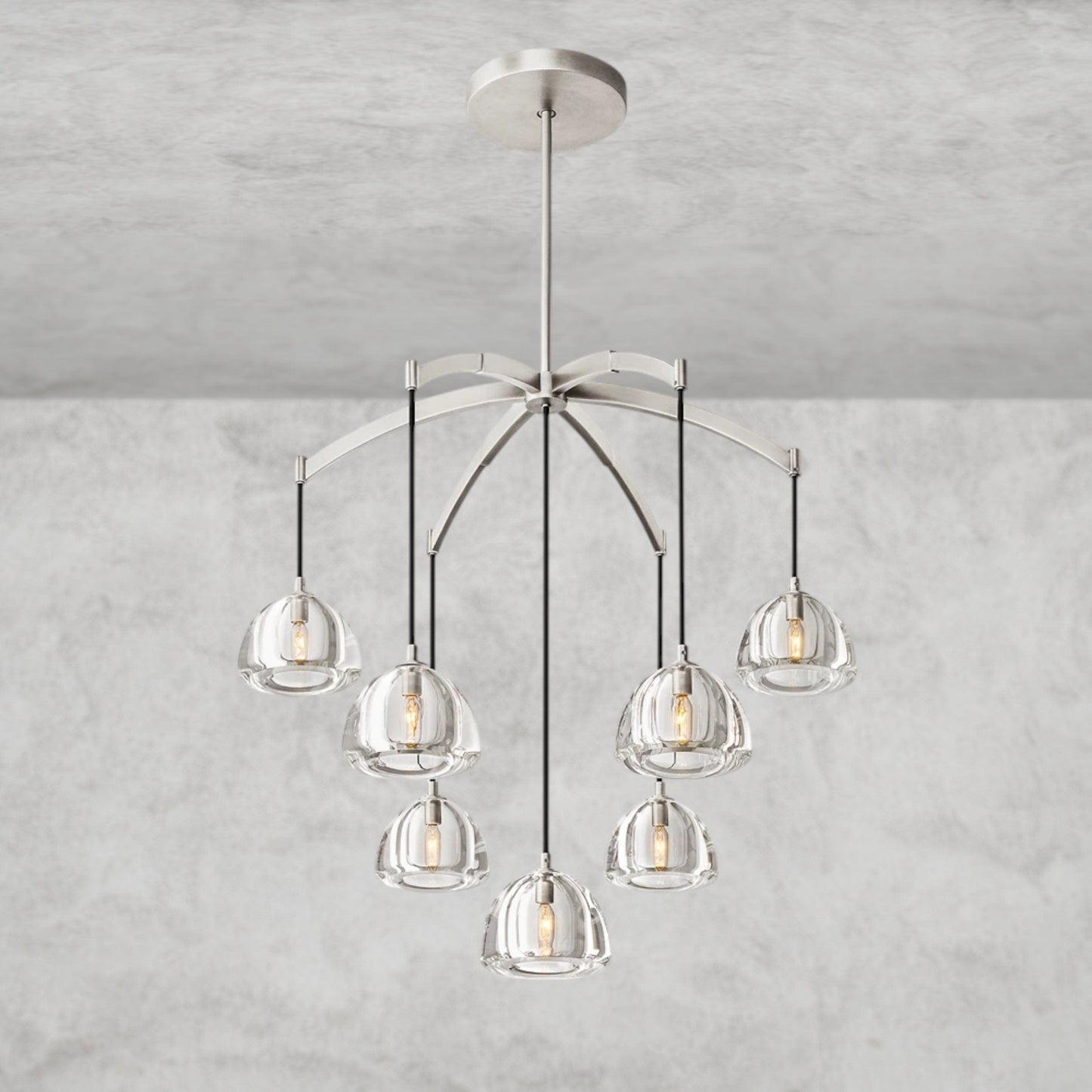 Hemispphere Round Chandelier 36" 48" 60"