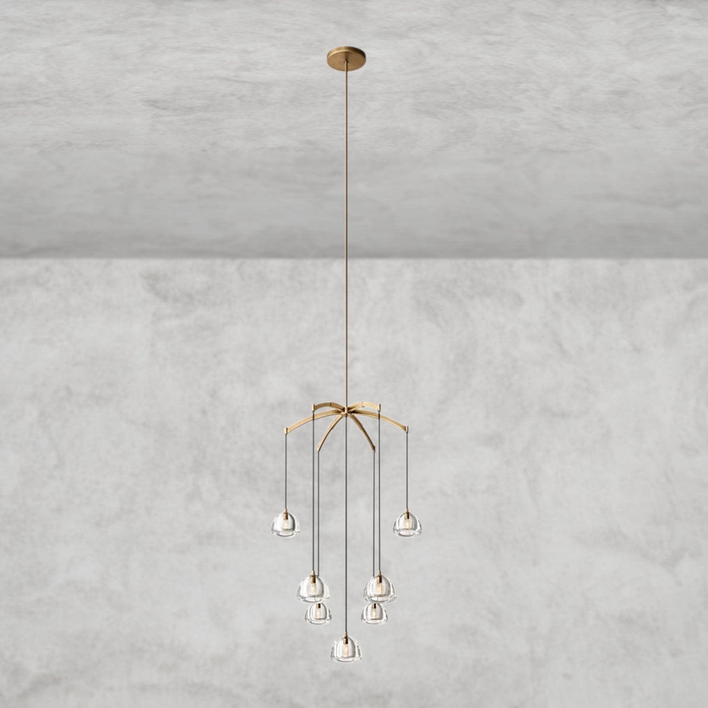 Hemispphere Round Chandelier 36" 48" 60"