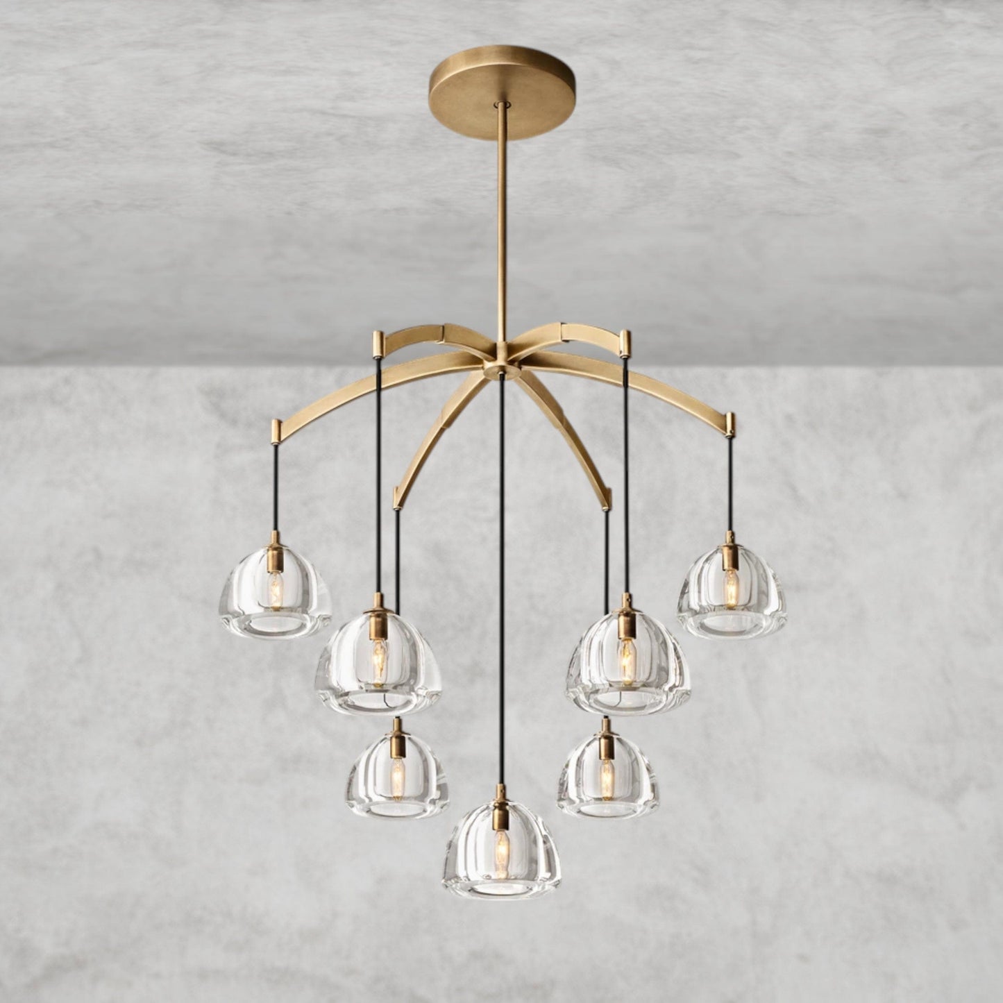 Hemispphere Round Chandelier 36" 48" 60"