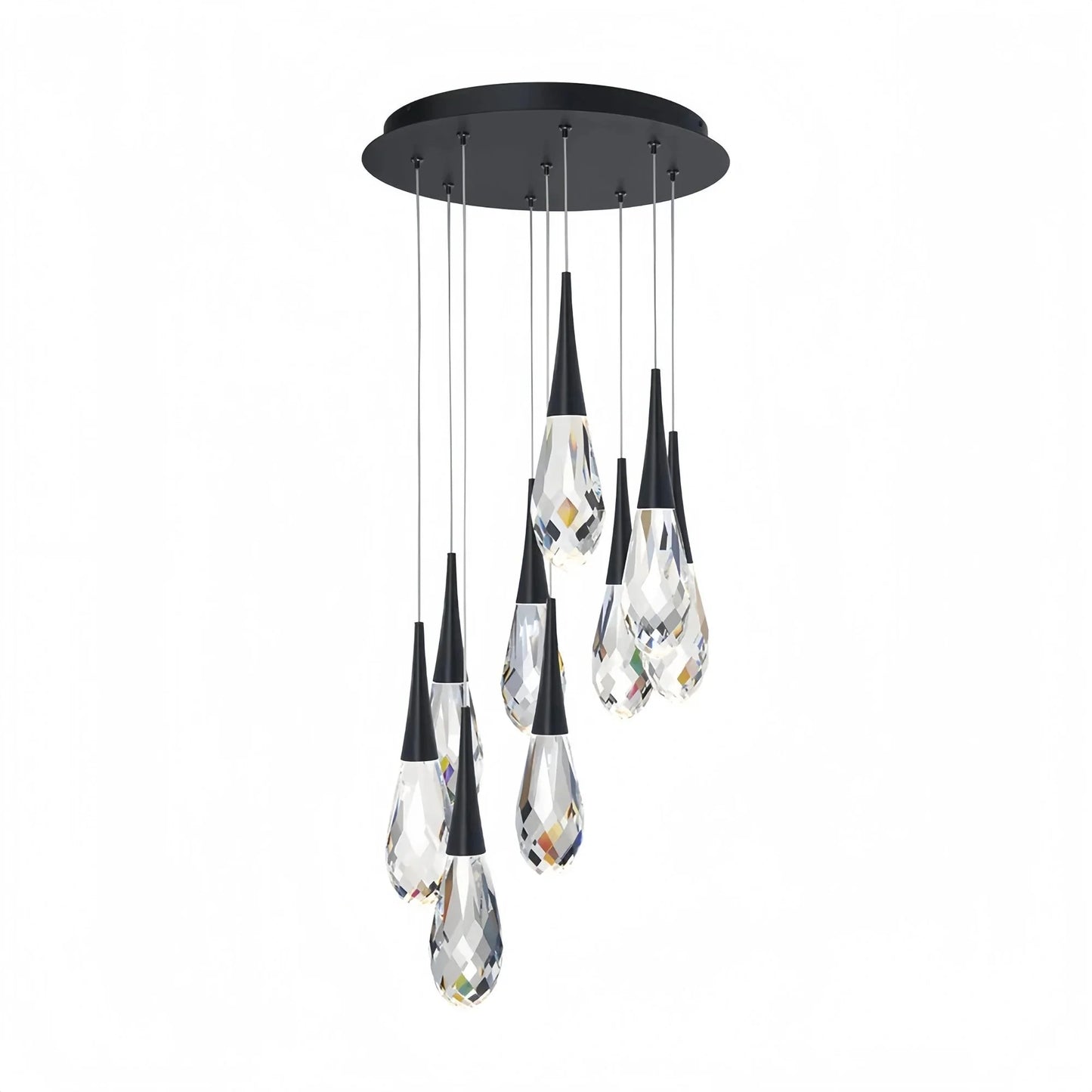 Hellebore LED Multi Light Pendant Light Round Chandelier