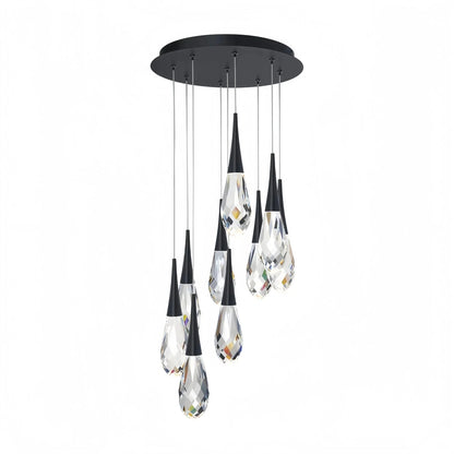 Hellebore LED Multi Light Pendant Light Round Chandelier