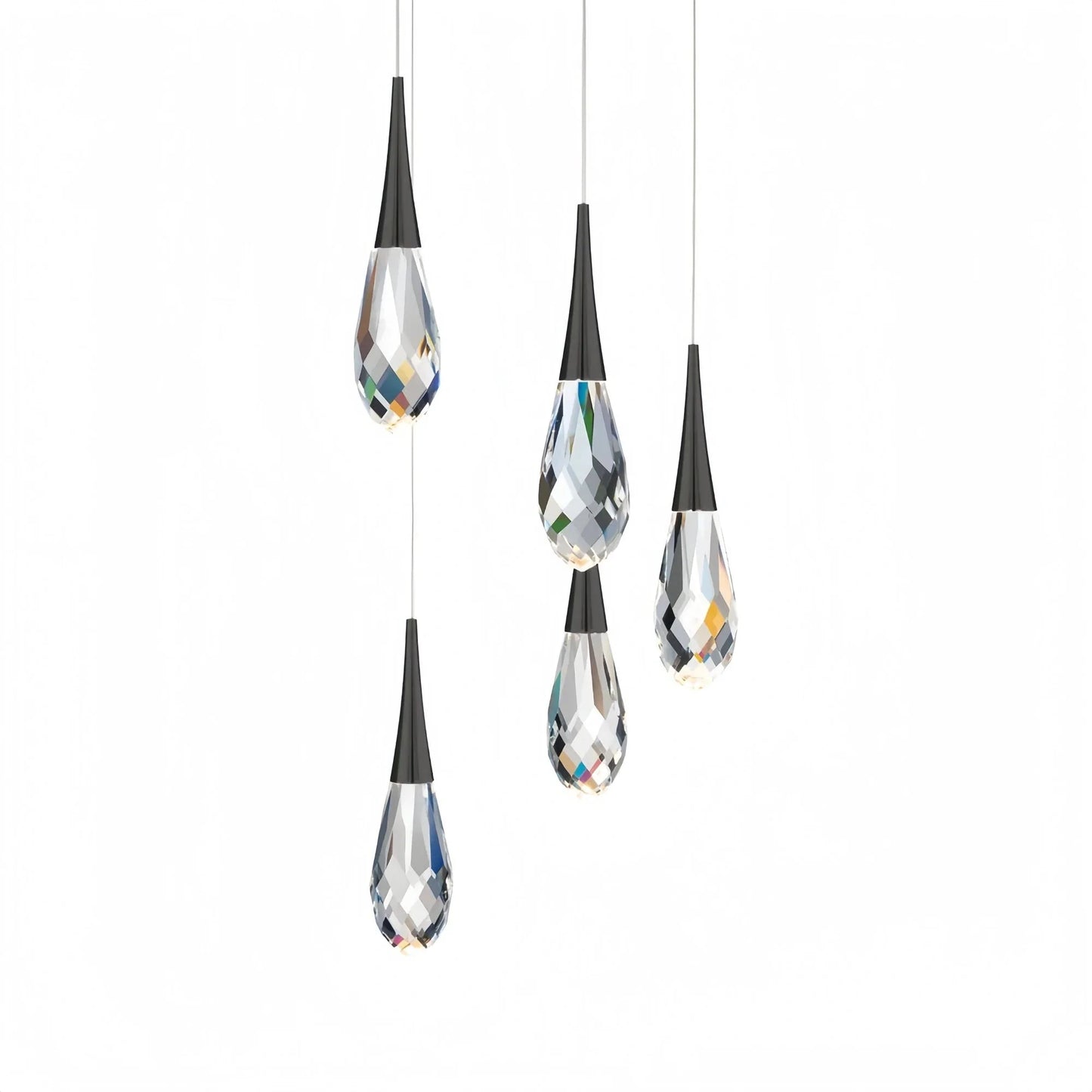 Hellebore LED Multi Light Pendant Light Round Chandelier