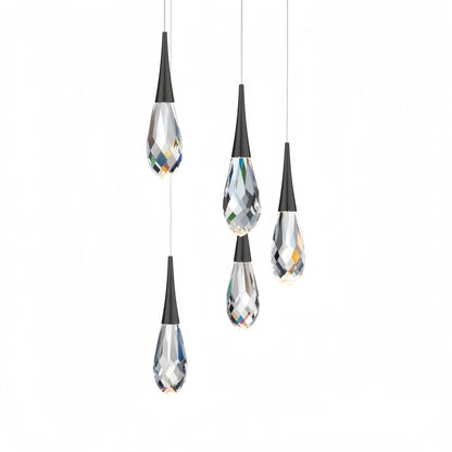 Hellebore LED Multi Light Pendant Light Round Chandelier