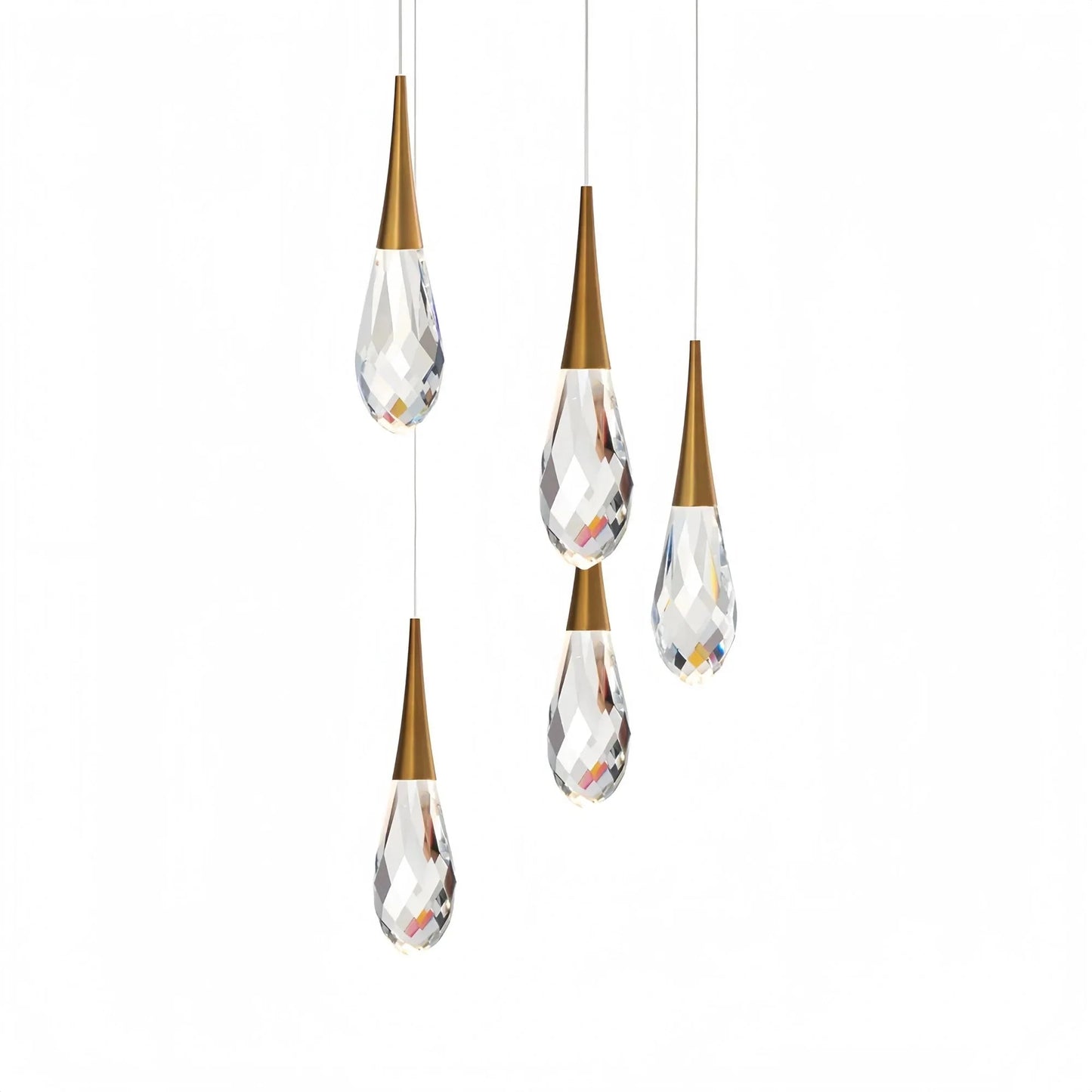 Hellebore LED Multi Light Pendant Light Round Chandelier