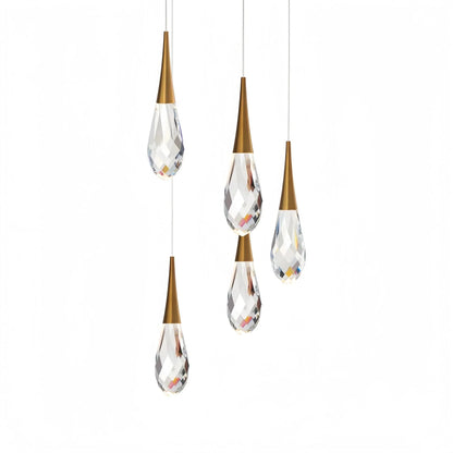 Hellebore LED Multi Light Pendant Light Round Chandelier