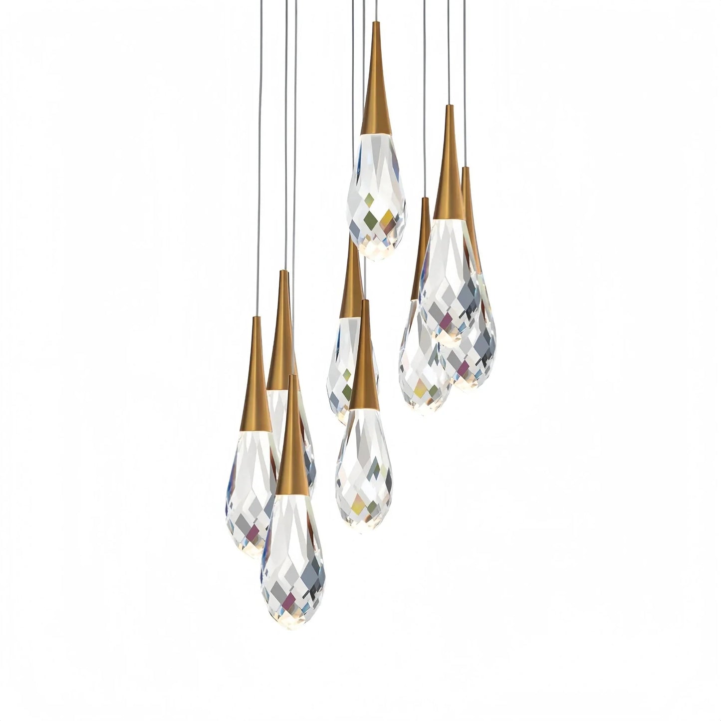Hellebore LED Multi Light Pendant Light Round Chandelier