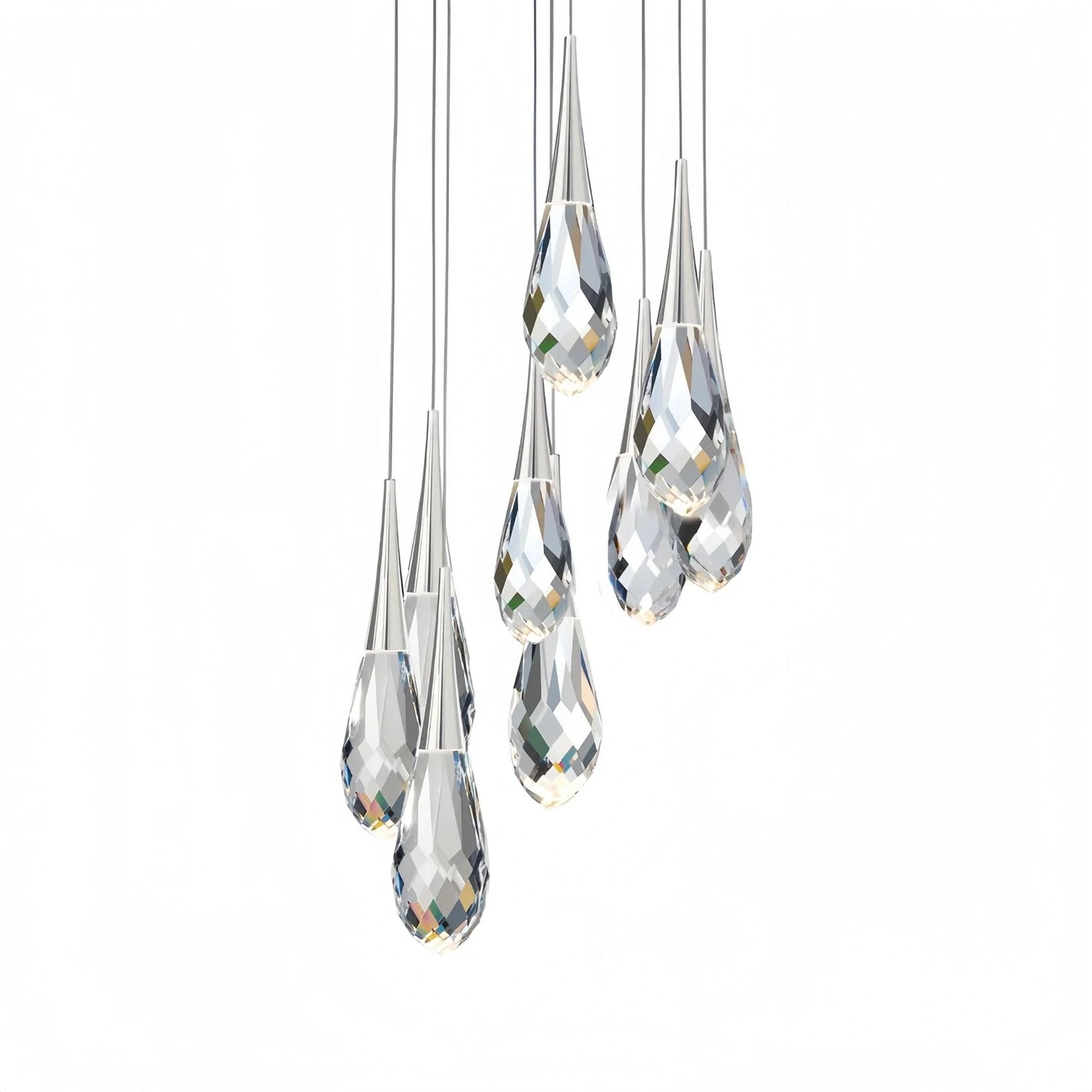 Hellebore LED Multi Light Pendant Light Round Chandelier