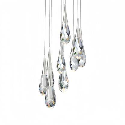 Hellebore LED Multi Light Pendant Light Round Chandelier