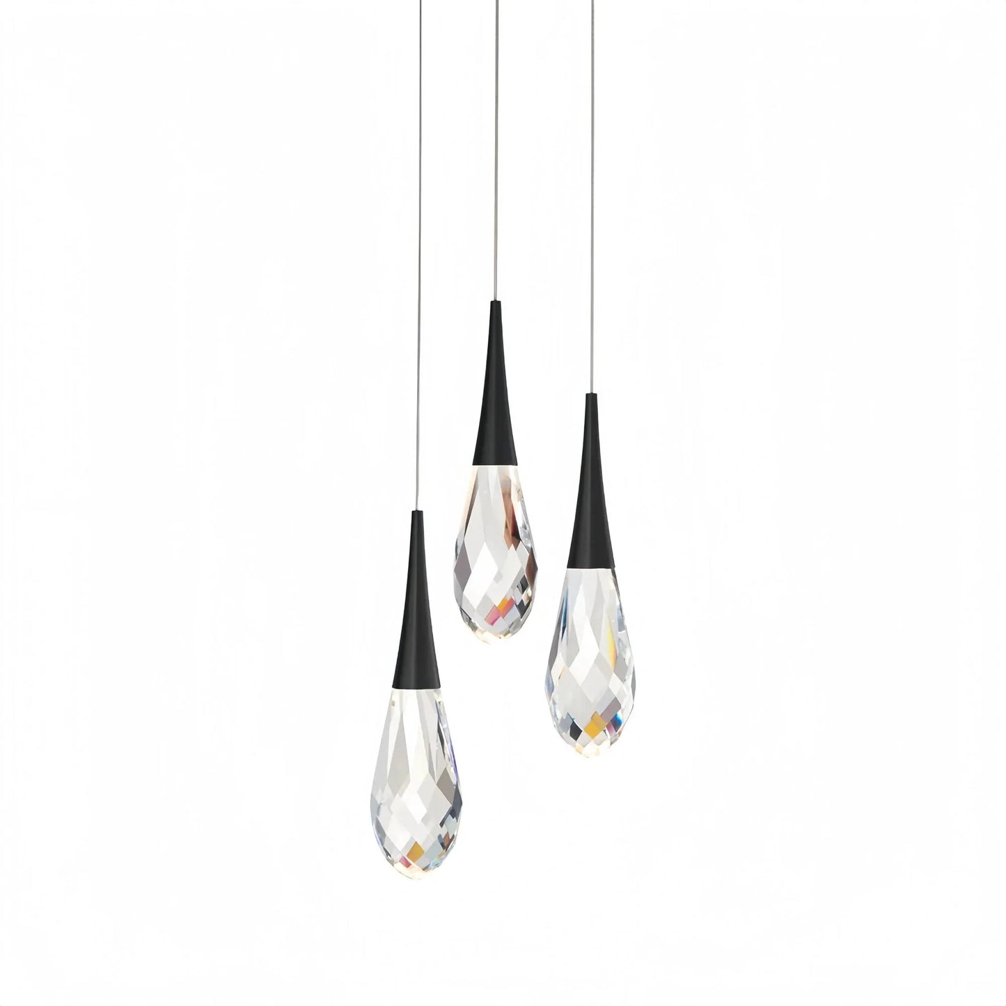 Hellebore LED Multi Light Pendant Light Round Chandelier