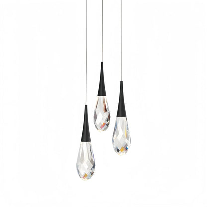 Hellebore LED Multi Light Pendant Light Round Chandelier