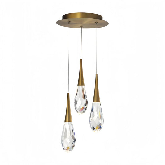 Hellebore LED Multi Light Pendant Light Round Chandelier