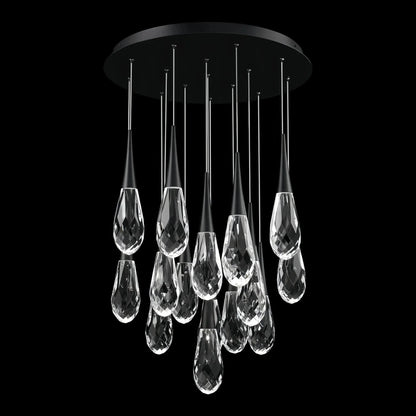 Hellebore LED Multi Light Pendant Light Round Chandelier