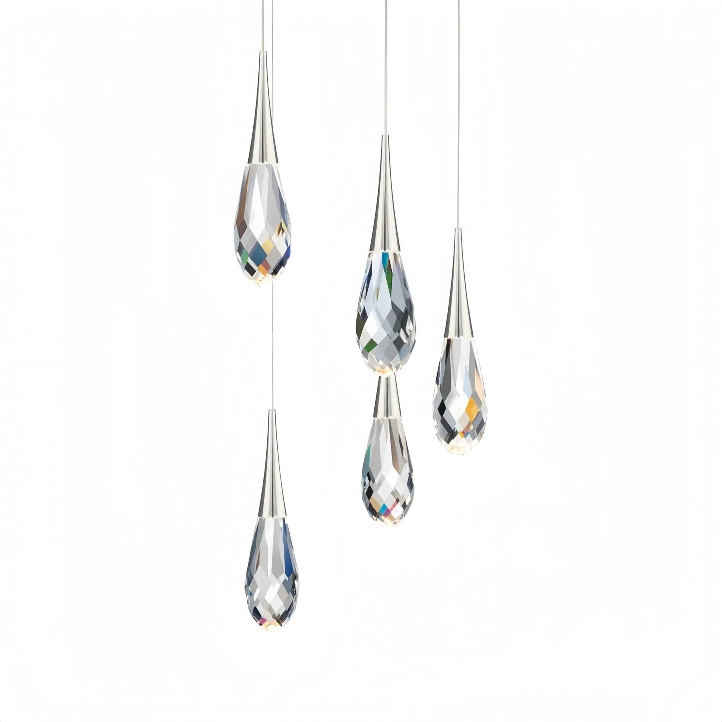 Hellebore LED Multi Light Pendant Light Round Chandelier