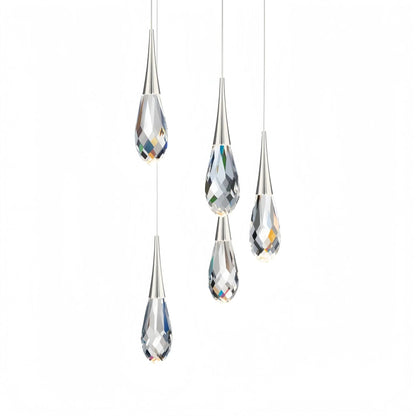 Hellebore LED Multi Light Pendant Light Round Chandelier