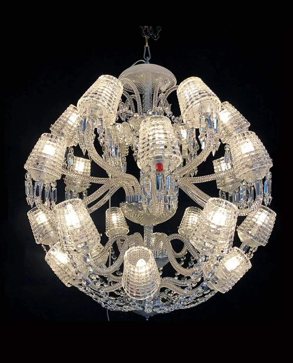 High-end 24 Lights Le Roi Soleil Chandelier Crystal Lighting