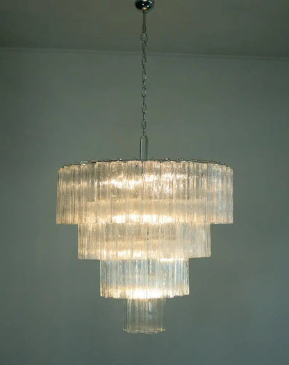 Muraano Transparent Chandelier 78 tubes