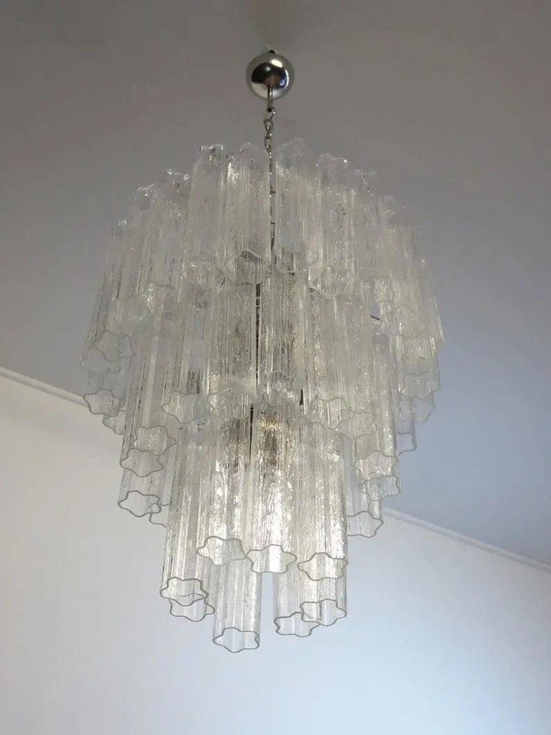 Muraano Transparent Chandelier 48 tubes