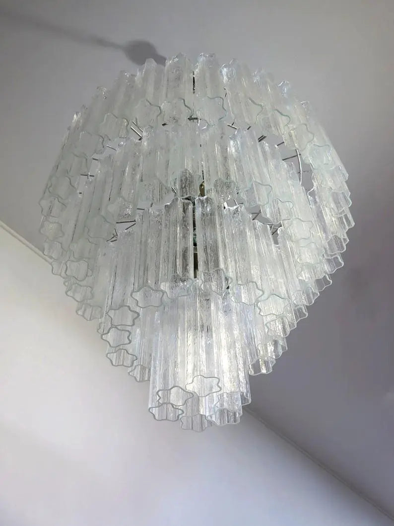 Muraano Transparent Chandelier 78 tubes