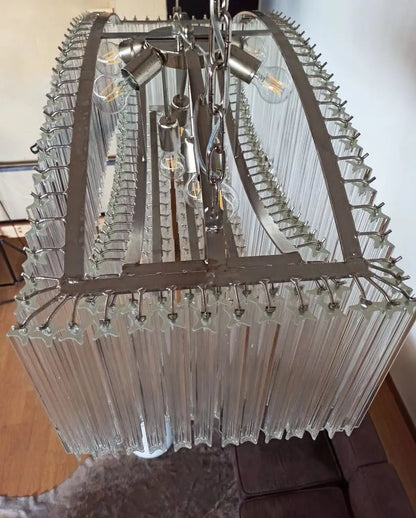 Muraano Transparent Pagoda Chandelier 292 prisms