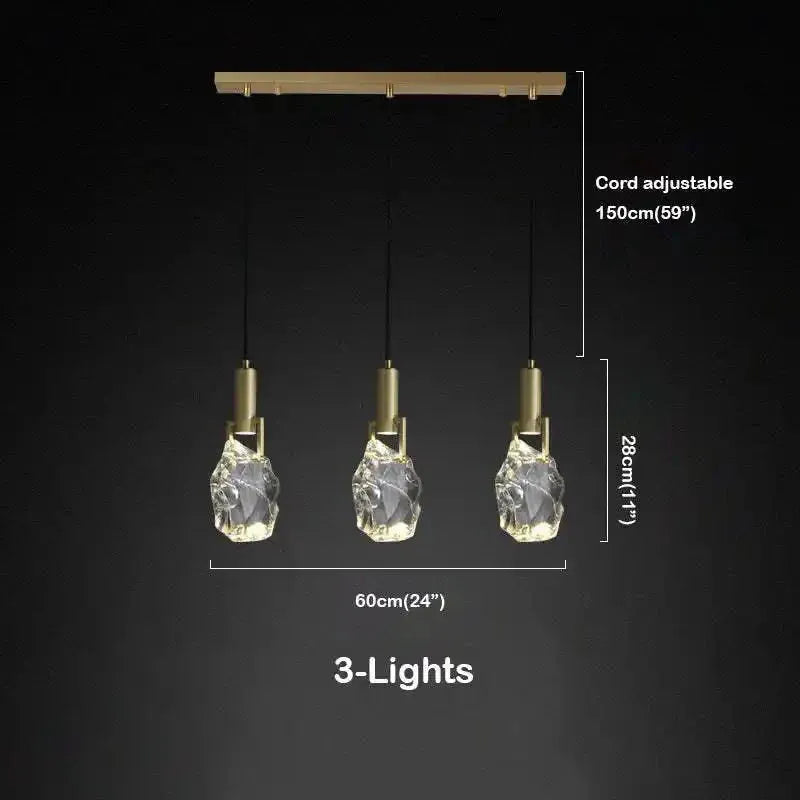 Irregular crystal pendant 6 styles