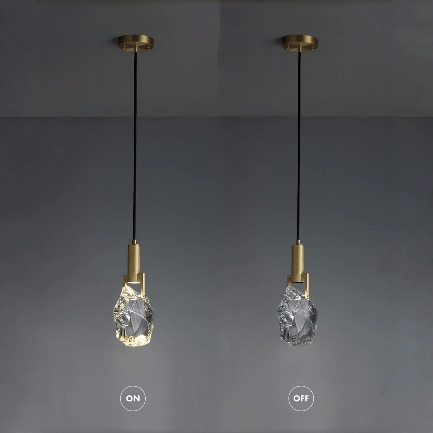 Irregular crystal pendant 6 styles