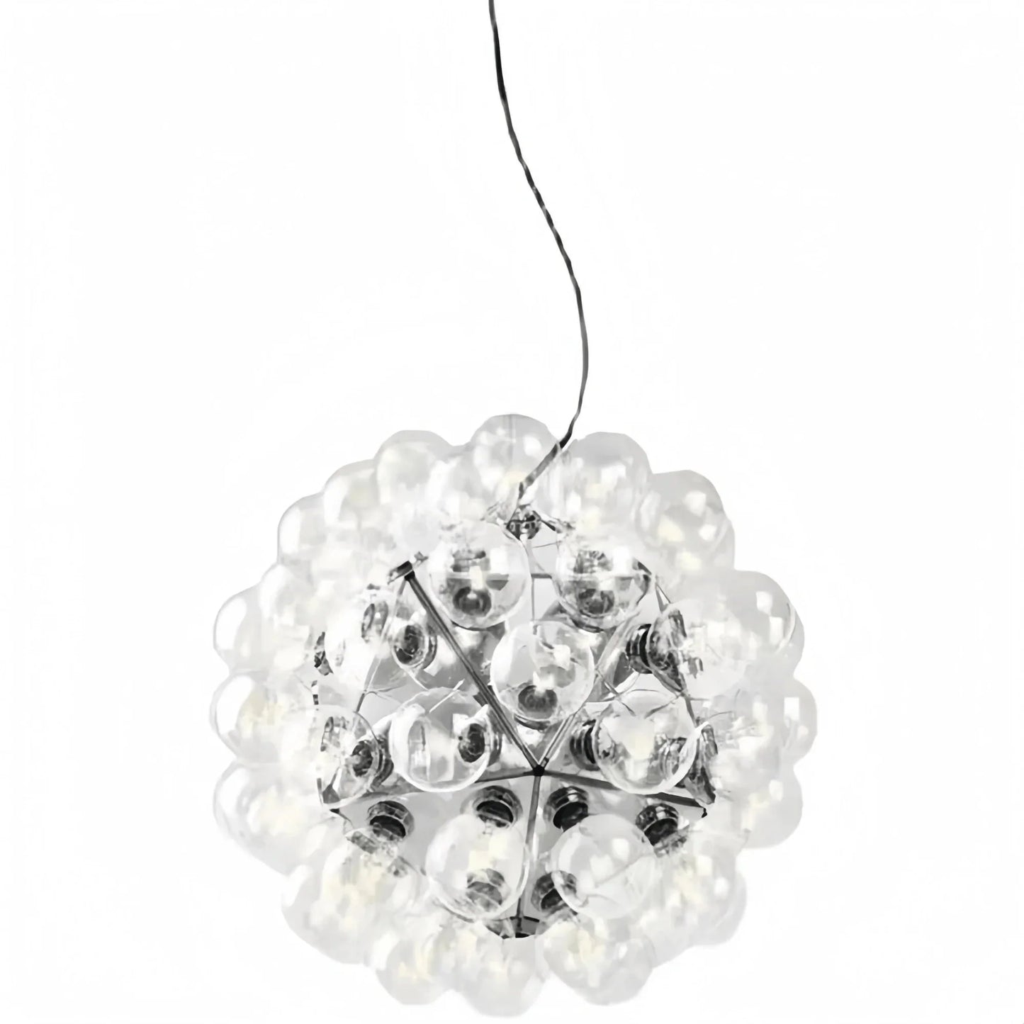 Italian Designer Creative Glass Ball Chandelier Scandinavian Dandelion Hallway/Entryway/Staircase Light Fixture