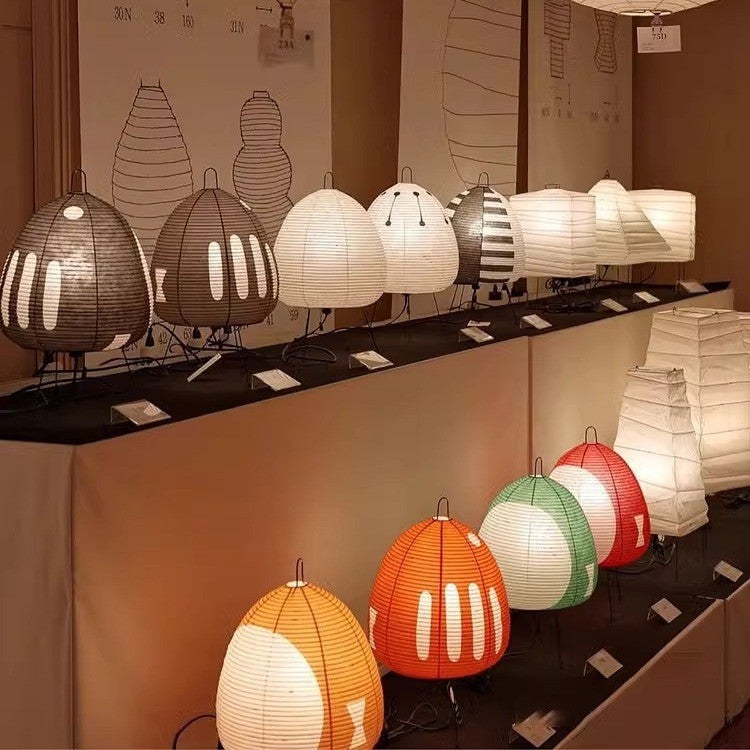 Japanese-Style Rice Paper Floor Lamp