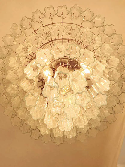 Muraano Transparent Chandelier 78 tubes