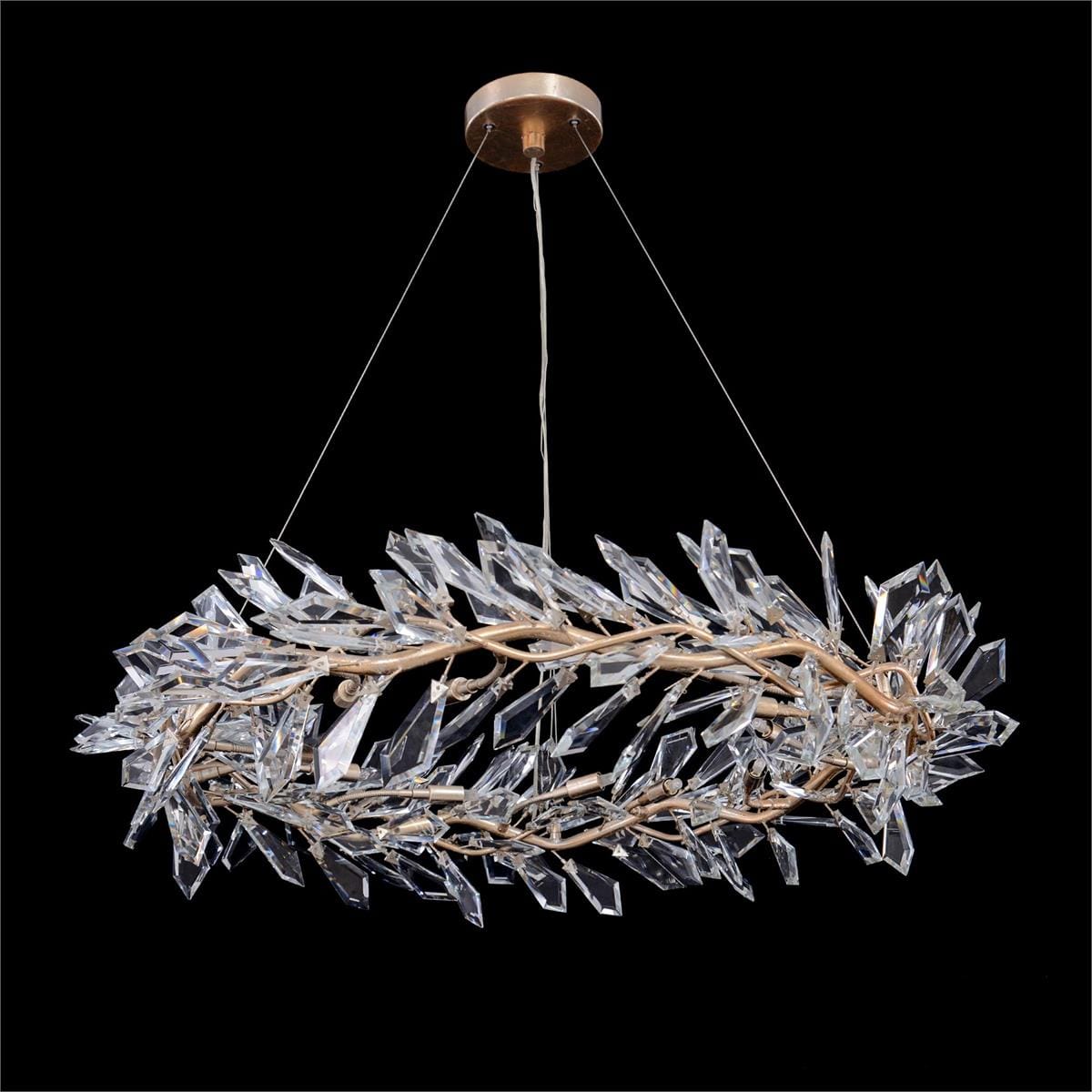 Kotta Twelve-Light Cut-Crystal Pendant Chandelier