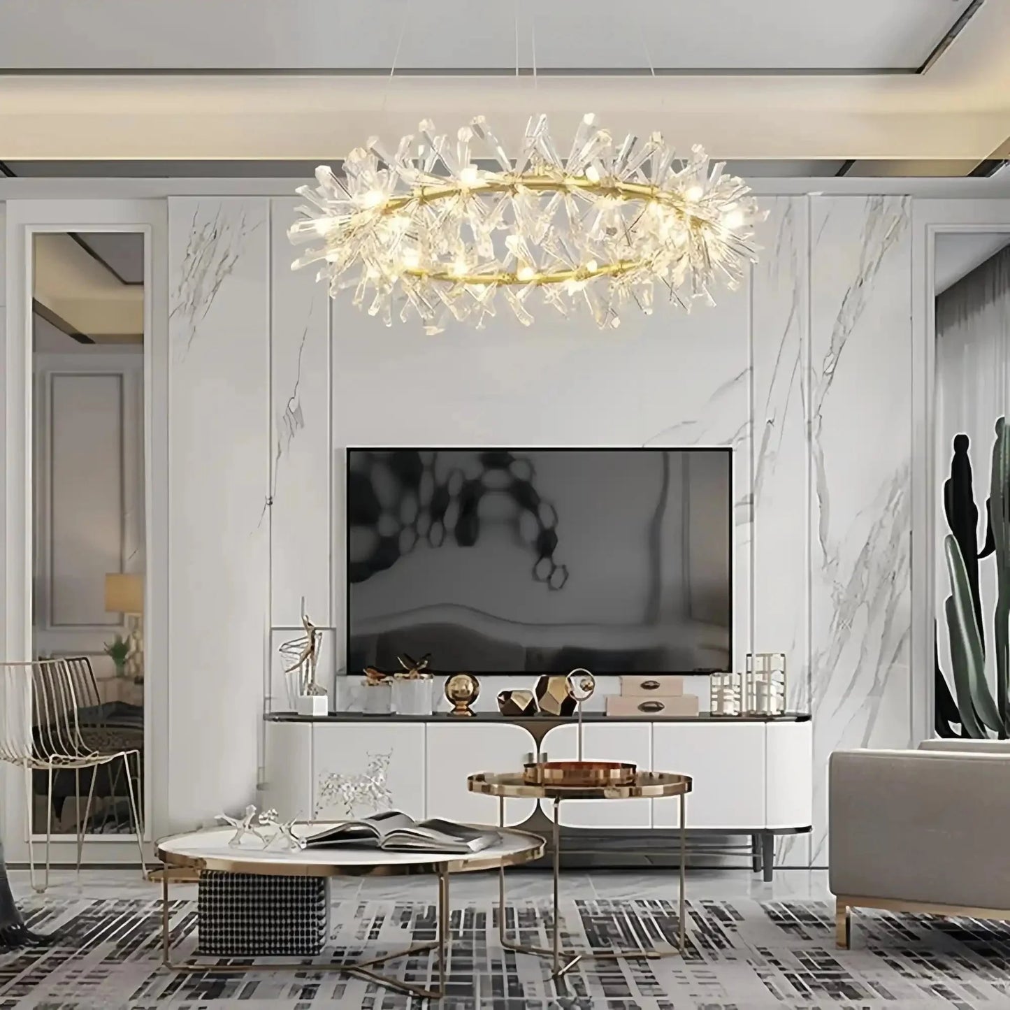 Kylia Ring Crystal Chandelier