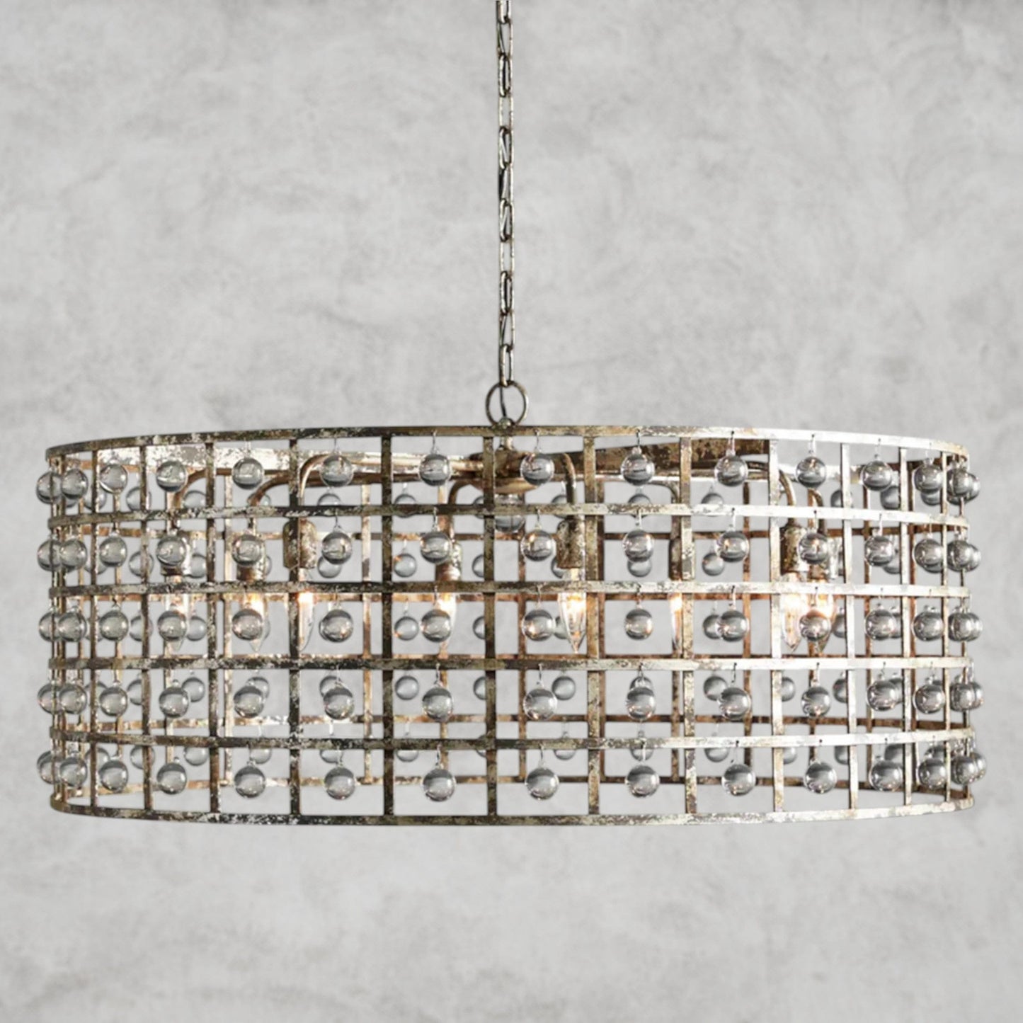 La Cage Round Chandelier 6", 8", 12"