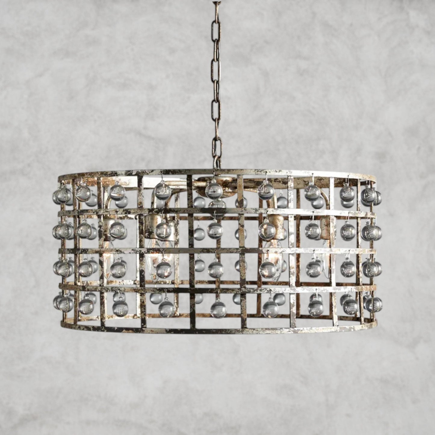 La Cage Round Chandelier 6", 8", 12"