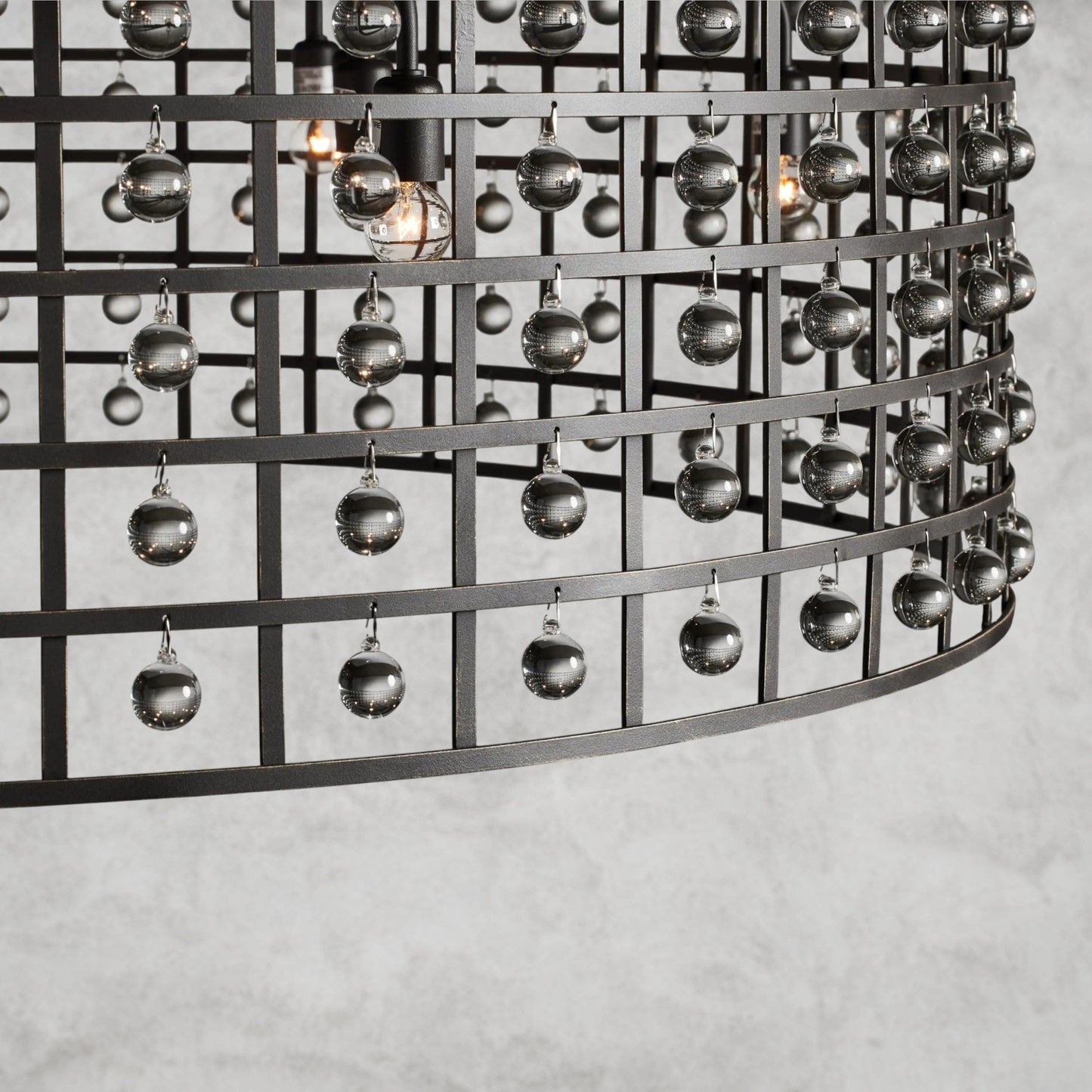 La Cage Round Chandelier 6", 8", 12"