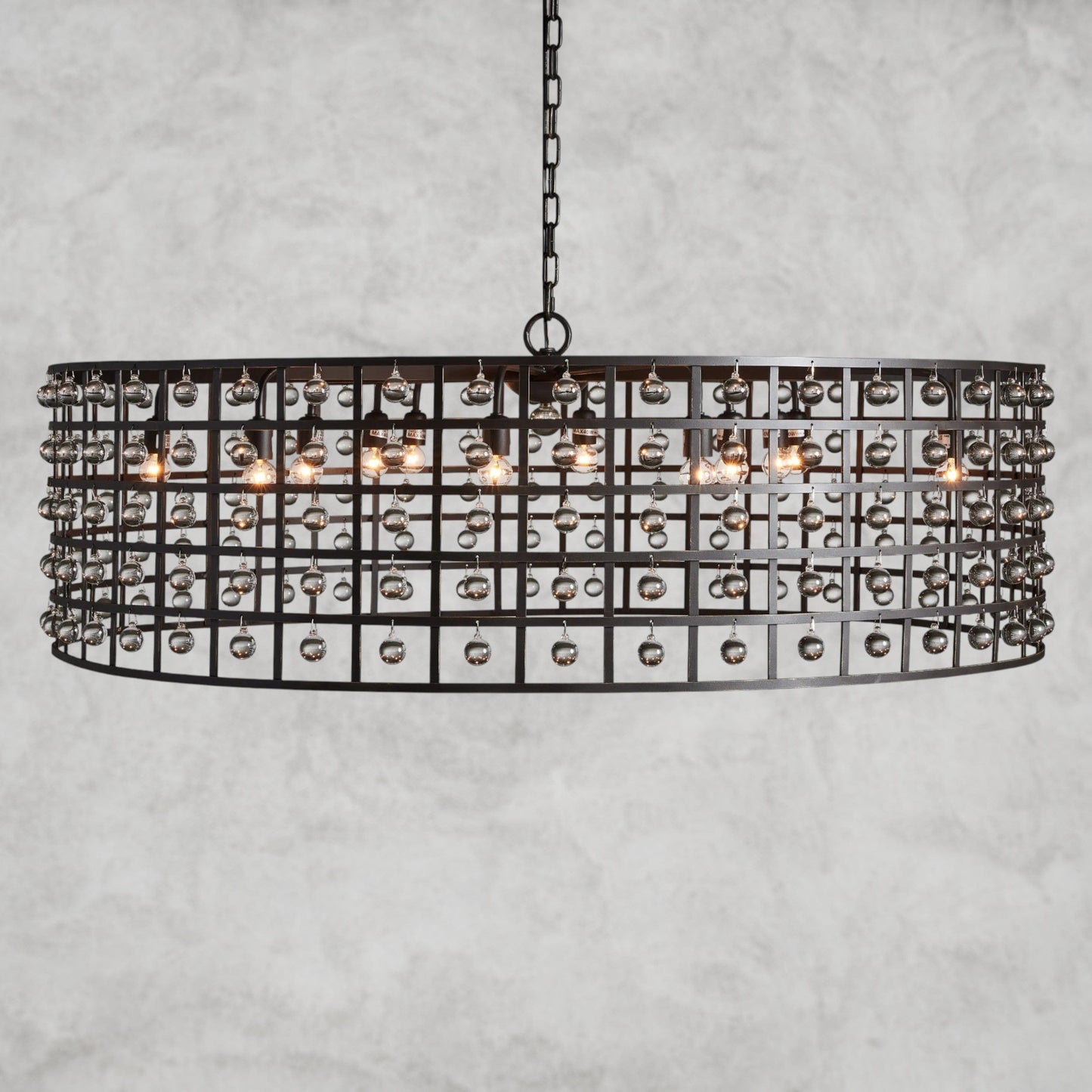 La Cage Round Chandelier 6", 8", 12"